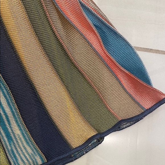 Missoni Vibrant Striped A-Line Skirt - Picture 4 of 7